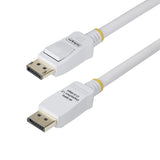 StarTech.com 6ft (1.8m) White VESA Certified DisplayPort 1.2 Cable, 4K
