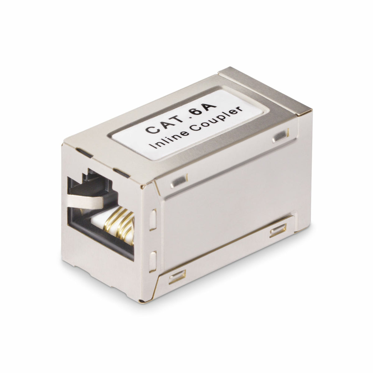 StarTech.com Shielded RJ45 Coupler, Inline Cat6a Coupler, Female to Fe