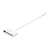 StarTech.com 3-Port USB-C Hub with Gigabit Ethernet - USB-C to 3x USB-