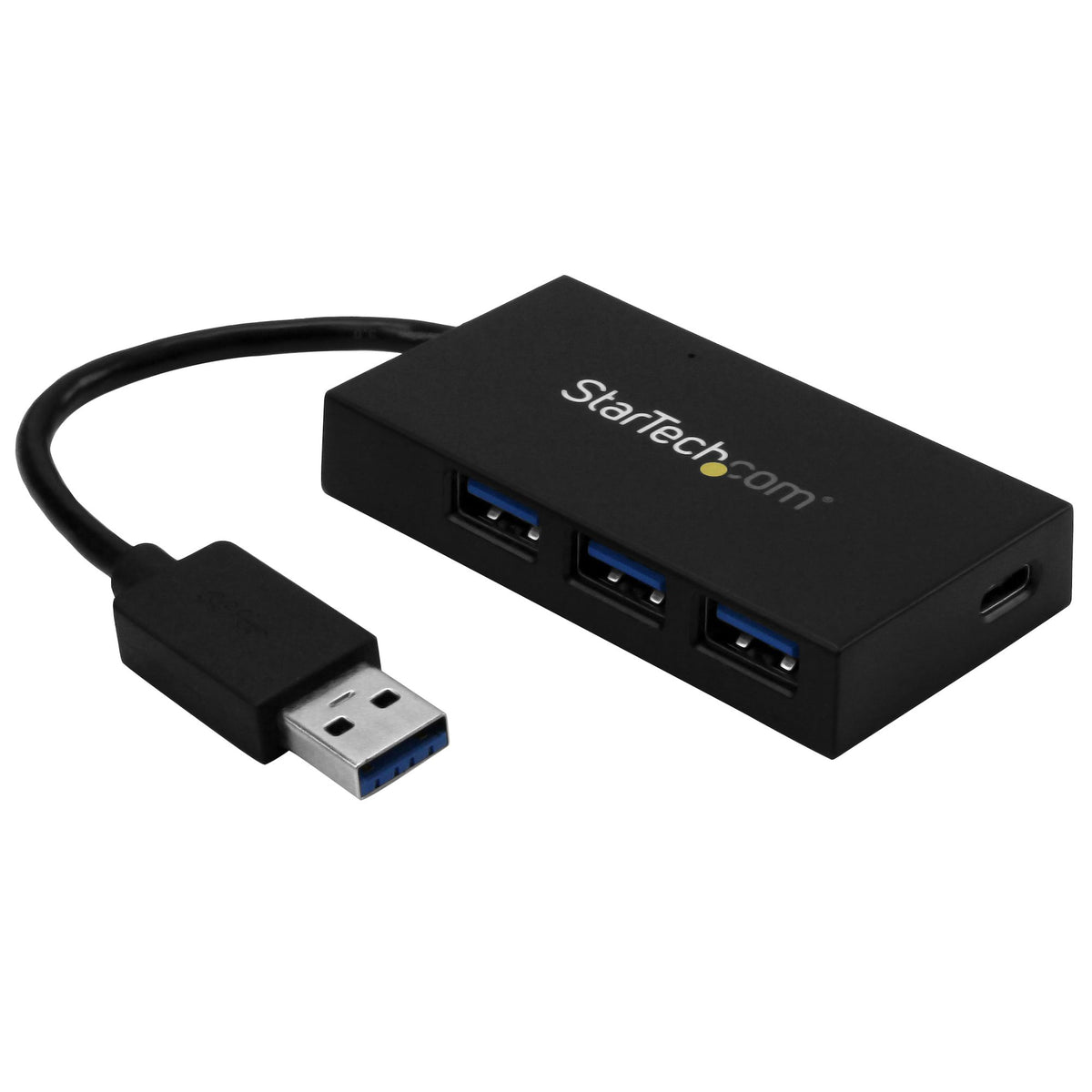 StarTech.com 4 Port USB 3.0 Hub - USB Type-A Hub with 1x USB-C & 3x US