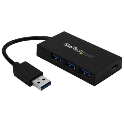 StarTech.com 4 Port USB 3.0 Hub - USB Type-A Hub with 1x USB-C & 3x US