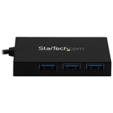 StarTech.com 4 Port USB 3.0 Hub - USB Type-A Hub with 1x USB-C & 3x US