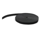 StarTech.com 50ft (15.2m) Hook and Loop Roll, Black, Cut-to-Size Reusa