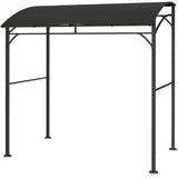 7' x 5' Garden Grill Canopy, BBQ Grill Gazebo Tent with Steel Frame and Hooks
