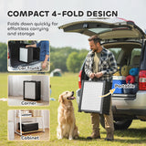 Foldable Dog Car Ramp with Support Leg, 69