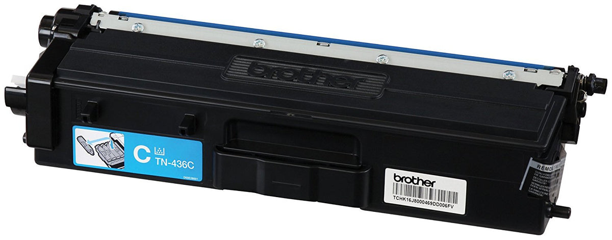 Brother TN-436C Cyan Toner Cartridge - 6,500 Pages