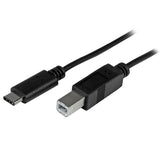 StarTech.com 6.6ft (2m) USB-B to USB-C Cable, Data Cord, USB 2.0, USB-