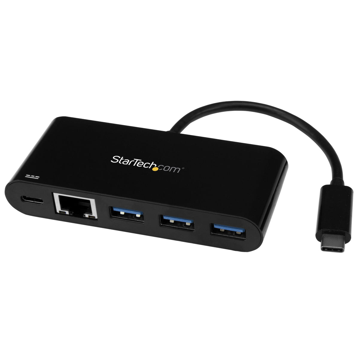 Adaptateur USB-C vers Ethernet StarTech.com avec concentrateur USB 3.0 à 3 ports et alimention