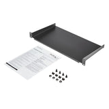 StarTech.com 1U Fixed Server Rack Mount Shelf - 10in Deep Steel Univer