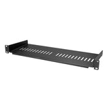StarTech.com 1U Server Rack Shelf - Universal Vented Rack Mount Cantil