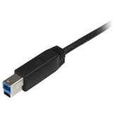 StarTech.com Câble USB-B vers USB-C 6,6pi (2m), USB 5Gbps, cordon de données