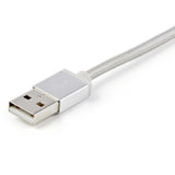 StarTech.com Câble de charge USB multi-connecteurs - 3,3 pi / 1m - Lightning/USB-C/
