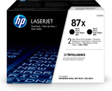 HP 87X (CF287XD) Cartouche de toner LaserJet noire authentique, haute capacité,