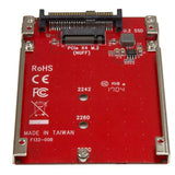 Adaptateur StarTech.com M.2 vers U.2 - Pour SSD PCIe NVMe M.2 - Lecteur M.2 PC