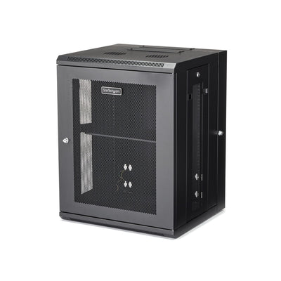 StarTech.com Armoire murale réseau 4 montants 15U avec tablette 1U, 19