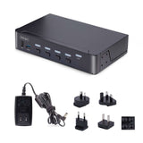 StarTech.com Commutateur KVM DisplayPort 4 ports, 8K 60Hz / 4K 144Hz, Simple