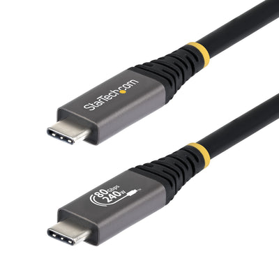 3FT USB4 CABLE BLACK USB-IF CERTIFIED 8K120/DP2.1/240W/80GBPS