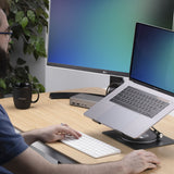 Support pour ordinateur portable rotatif StarTech.com, socle ergonomique pivotant à 360°