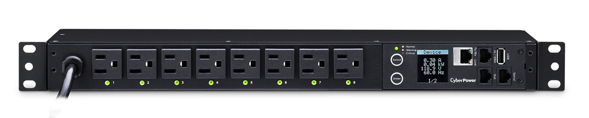 Switched PDU 15A 120V 8 Outlet NEMA 12FT 3YR WTY