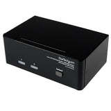 Commutateur KVM VGA DVI dual moniteur 2 ports StarTech.com USB avec audio et U