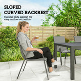 7 Pieces Outdoor Dining Set for 6