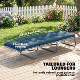 Patio Lounge Chair Cushion, 78 x 25.6 inch