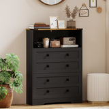 Shoe Cabinet with 2 Flip Drawers, Narrow Shoe Storage Cabinet