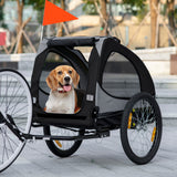 Dog Bike Trailer with Hitch Coupler, Quick Release Wheels