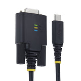 6.6FT USB-C TO SERIAL TO NULL MODEM ADAPTER CABLE - FTDI RS232