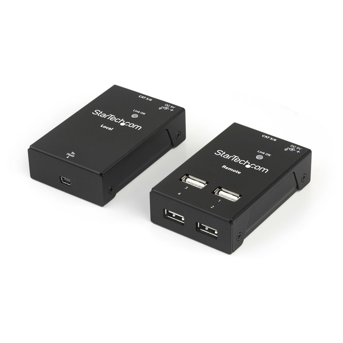 StarTech.com 4-Port USB 2.0-Over-Cat5-or-Cat6 Extender - 130ft (40m) -