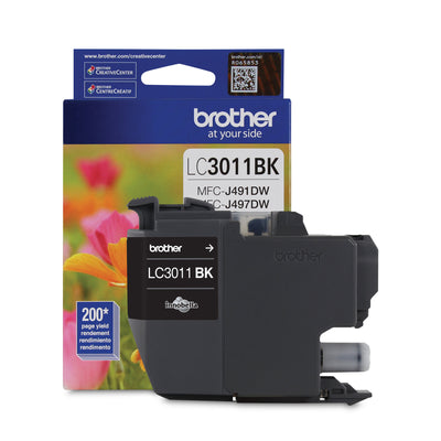 Brother LC3011BKS ink cartridge 1 pc(s) Original Standard Yield Black