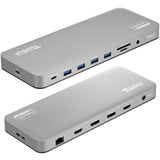 Plugable USBC Dual 4K Dock 100W USB-C Dual 4K Docking Station 100W