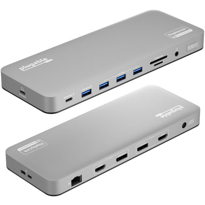 Plugable USBC Dual 4K Dock 100W USB-C Dual 4K Docking Station 100W