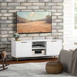 Meuble TV avec Rangement pour Téléviseur de 55