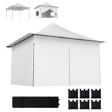 12 x 12 ft Pop Up Canopy Tent with Peak Top