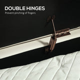 Upholstered Bedroom Bench, Channel Tufted Ottoman Bench with Thick Padding and Metal Legs