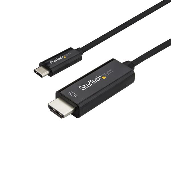 StarTech.com 6.6ft (2m) USB C to HDMI Cable - 4K 60Hz USB Type C to HD