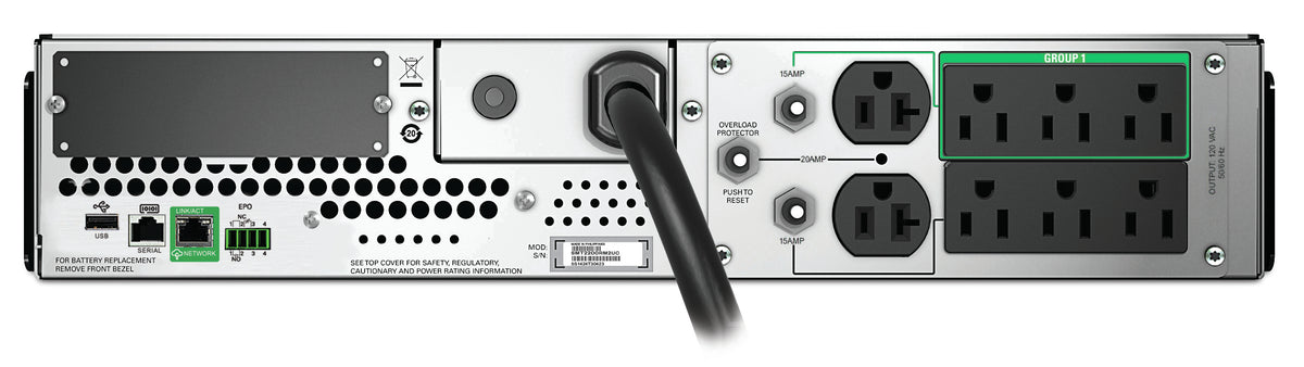 APC SMT2200RM2UC 2.2kVA Line-Interactive Rackmount UPS