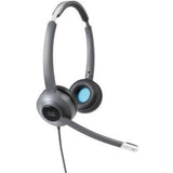 Casque d'écoute CISCO 522, filaire, supra-auriculaire double, prise 3,5 mm avec adaptateur USB-A
