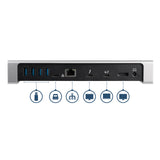 StarTech.com Station d'accueil Thunderbolt 3 - Double moniteur 4K 60Hz TB3 pour ordinateur portable