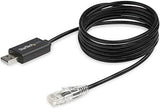 StarTech.com 6 ft (1.8 m) Cisco USB Console Cable - USB to RJ45 Rollov