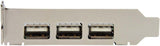 StarTech.com 4 Port PCI Express Low Profile High Speed USB Card (PEXUS