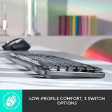 Logitech MX Mechanical Mini Wireless Illuminated Keyboard, Linear Swit