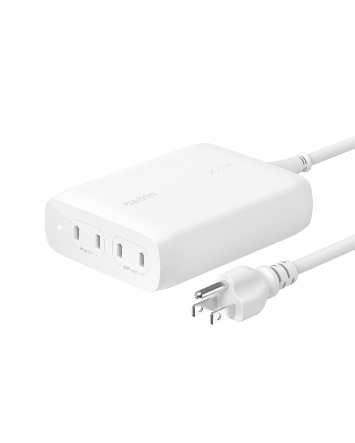 Belkin BoostCharge Pro Chargeur Mural USB-C 4 Ports GaN 200W Multi-Port