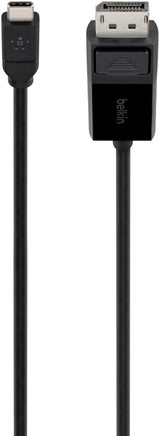 BELKIN B2B103-06-BLK Belkin USB-C to DisplayPort Cable, Black