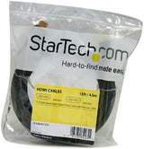 StarTech.com 15 ft High Speed HDMI Cable with Ethernet - Ultra HD 4k x