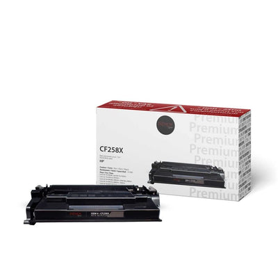 Remplacement pour HP CF258X Rendement élevé - Noir