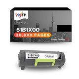 Best Toner for Lexmark 51B1X00 High Capacity (20000 Pages) for use in