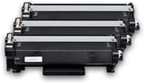 Ensemble trio remplacement pour Brother TN760 Haut rendement noir