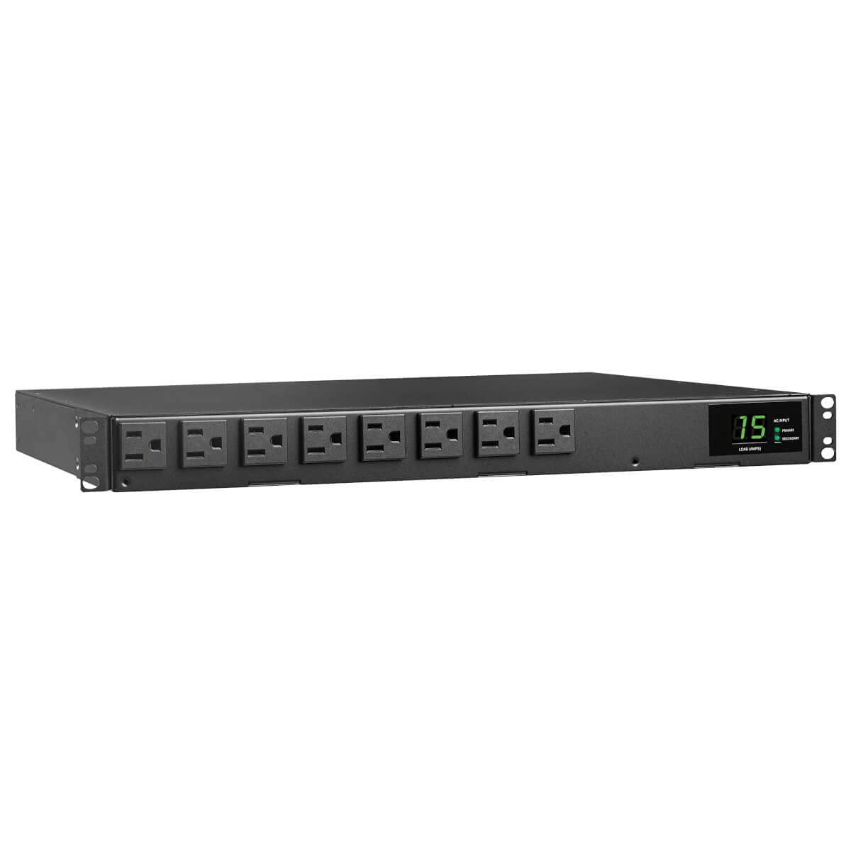 PDU mesurée Tripp Lite, commutateur de transfert automatique (ATS), 15A, 120V, 1,44kW,